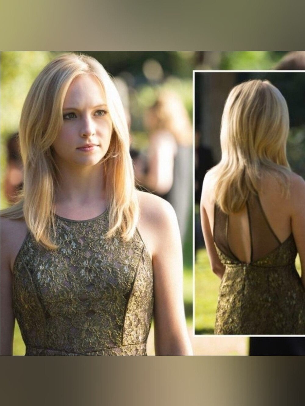 NWT BCBG Tenya Dress ASO Caroline Forbes & Felicity Smoak Size 6